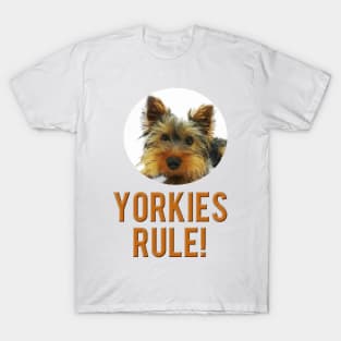 Yorkies Rule! T-Shirt